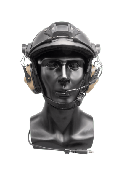 Активні навушники EARMOR M32H for ARC Helmet Rails койот - изображение 2