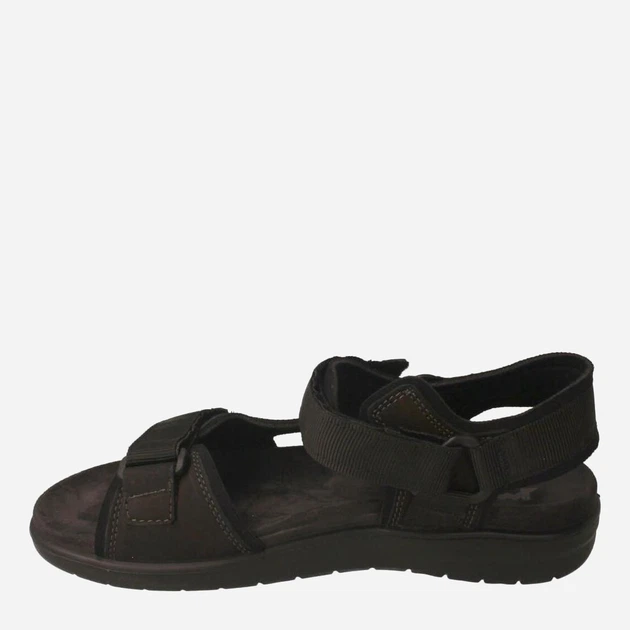 Sandały męskie skórzane Imac 504211 3000/011 42 27 cm Czarne (5042113420288) - obraz 5