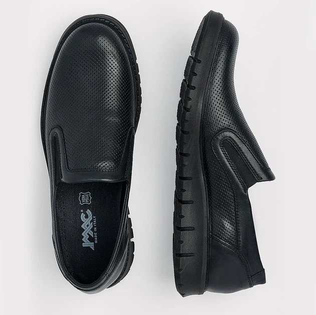Buty wsuwane męskie Imac 150500 28360/011 41 26.5 cm Czarne (1505001410357) - obraz 2