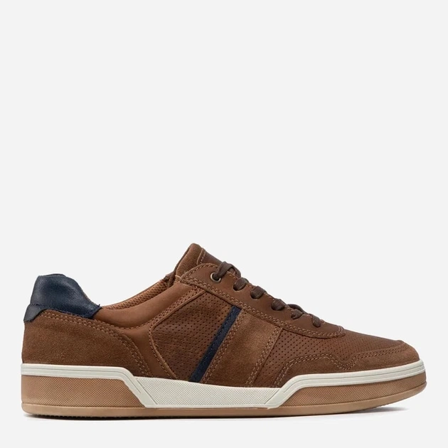 Sneakersy męskie skórzane do kostki Imac 151900 24532/009 42 27 cm Brązowe (1519000420354) - obraz 4