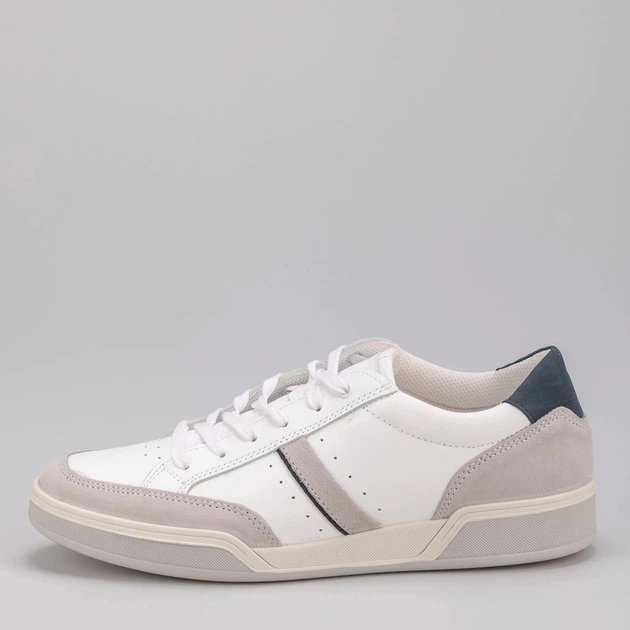 Sneakersy męskie skórzane do kostki Imac 151920 13005/009 44 28.5 cm Białe (1519202440358) - obraz 3