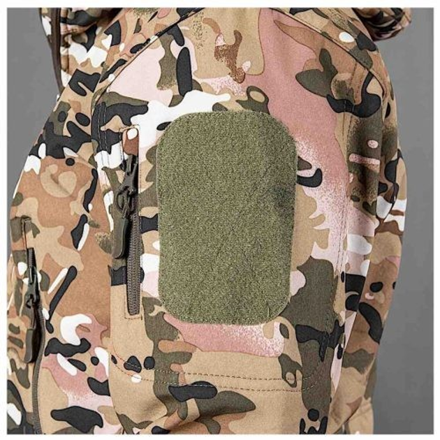Камуфляжна куртка Tactical Guard REIS TG-MOSS MO з матеріалу SOFTSHELL M - зображення 2