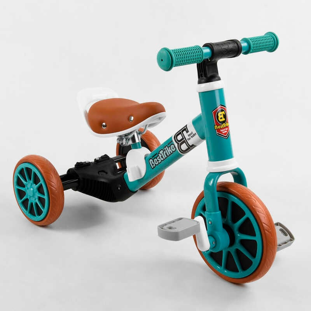 Велосипед 3-х колісний 73543 (1) "Best Trike", 2в1, велобіг, металева ...