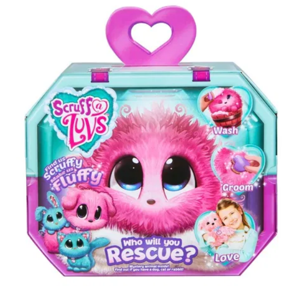 Развивающая игрушка сюрприз с аксессуарами Няшка Потеряшка Аква Scruff A Luvs розовая - изображение 8