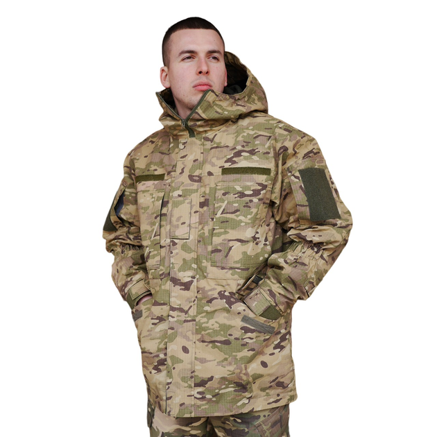 Куртка Тактическая Демисезонная Мультикам для ВСУ / Куртка весна-осень Мультикам 52-54 - изображение 1