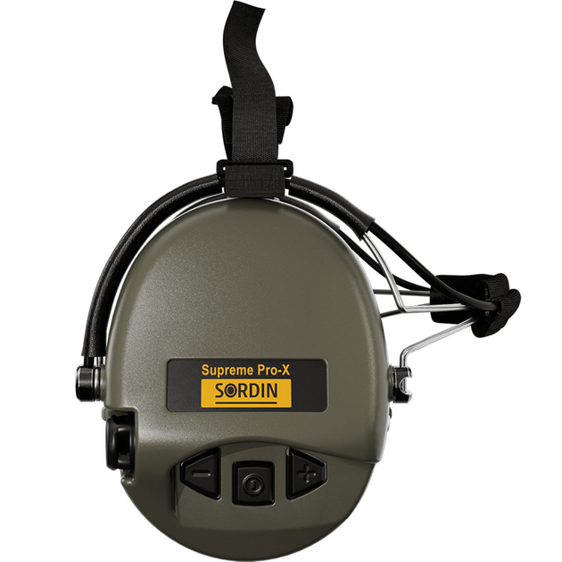 Активні тактичні навушники Преміум класу армії США Sordin Supreme Pro-X Neckband із кріпленням за шоломом порошковий амбушюр Швеція - зображення 2
