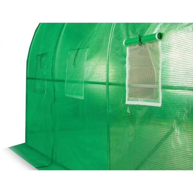 Садовая теплица парник с окнами FunFit 9m2 - (450х200х200) зеленый ...