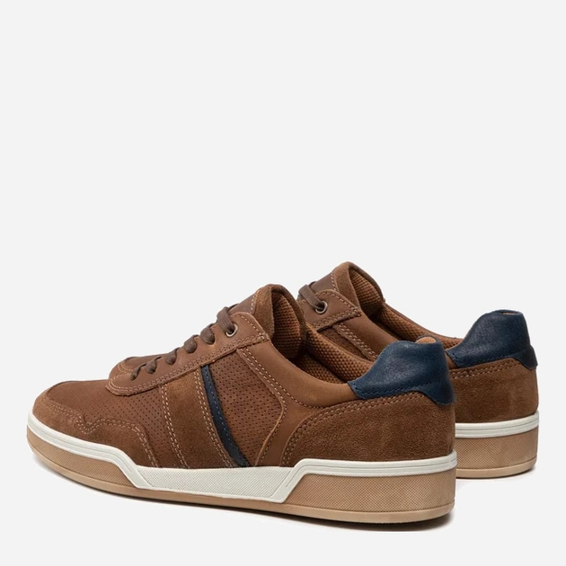 Sneakersy męskie skórzane do kostki Imac 151900 24532/009 41 26.5 cm Brązowe (1519000410355) - obraz 3