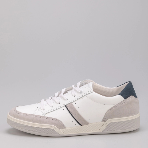 Sneakersy męskie skórzane do kostki Imac 151920 13005/009 44 28.5 cm Białe (1519202440358) - obraz 3
