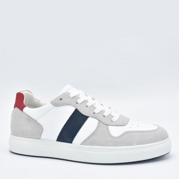 Sneakersy męskie skórzane do kostki Imac 152130 13005/003 40 25.5 cm Białe (1521300400356) - obraz 3