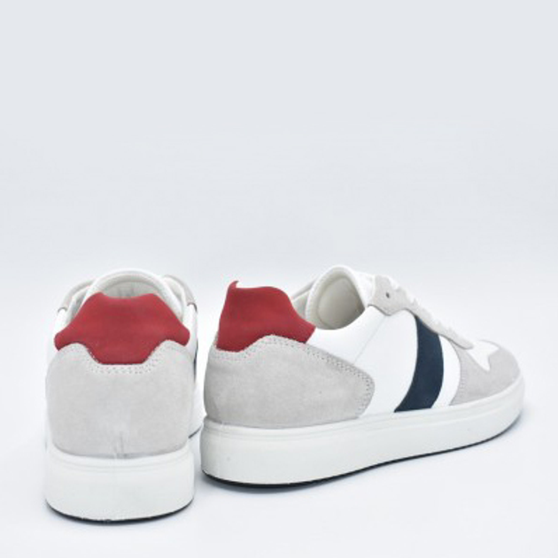 Sneakersy męskie skórzane do kostki Imac 152130 13005/003 42 27 cm Białe (1521300420354) - obraz 4