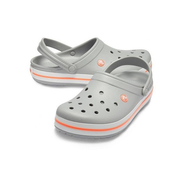 Кроксы Crocs Crocband Light Grey/Bright Coral M7-W9 -39р. от продавца ...