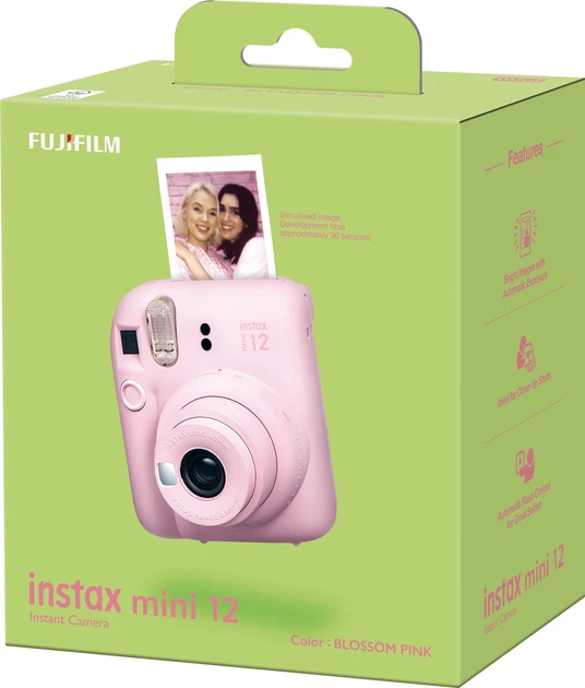 インスタmini mini Камера моментальной печати Fujifilm Instax Mini 12 Blossom Pink