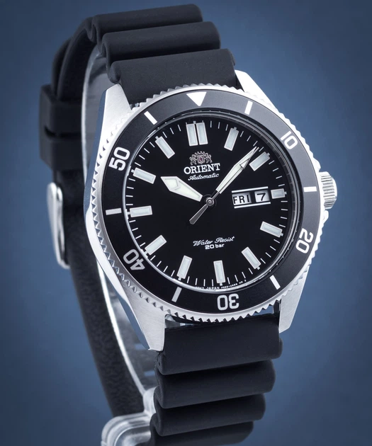Мужские часы с полимерным ремнем Orient RAAA0010B19B Серебро\Черный