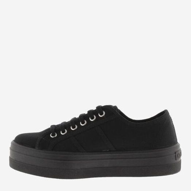 Tenisówki damskie na platformie Victoria Barcelona Lona Piso Negro 109201-10 39 25.3 cm Czarne (8433101443025) - obraz 4