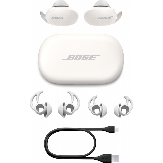 Бездротові навушники Bose QuietComfort Earbuds, Soapstone (831262-0020) - зображення 6