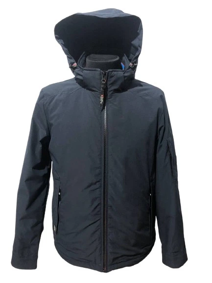 Куртка мужская демисезонная BLACK VINYL TC23-2209 темно синяя 54 - Фото 2 Куртка мужская демисезонная BLACK VINYL TC23-2209 темно синяя 54 - изображение 2
