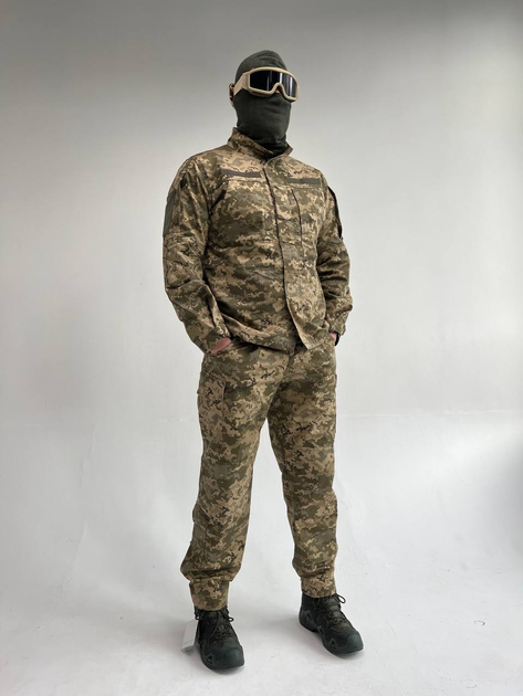 Военная тактическая форма комплект одежды Рип-стоп камуфляж Пиксель 44/3 XS - изображение 1