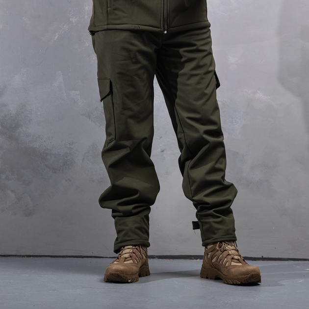 Тактичні штани Softshell Олива НГУ (Розмір 52) - зображення 1