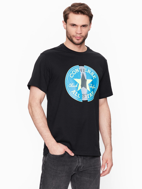 Футболка хлопковая длинная мужская Converse Classic Ss Tee Beyond Cp ...