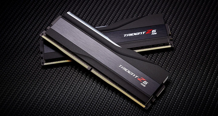 Pamięć RAM G.Skill DDR5-8000 32768MB PC5-64000 (Kit of 2x16384) Trident Z5 RGB Black (F5-8000J3848H16GX2-TZ5RK) - Zdjęcie 5 Pamięć RAM G.Skill DDR5-8000 32768MB PC5-64000 (Kit of 2x16384) Trident Z5 RGB Black (F5-8000J3848H16GX2-TZ5RK) - obraz 5