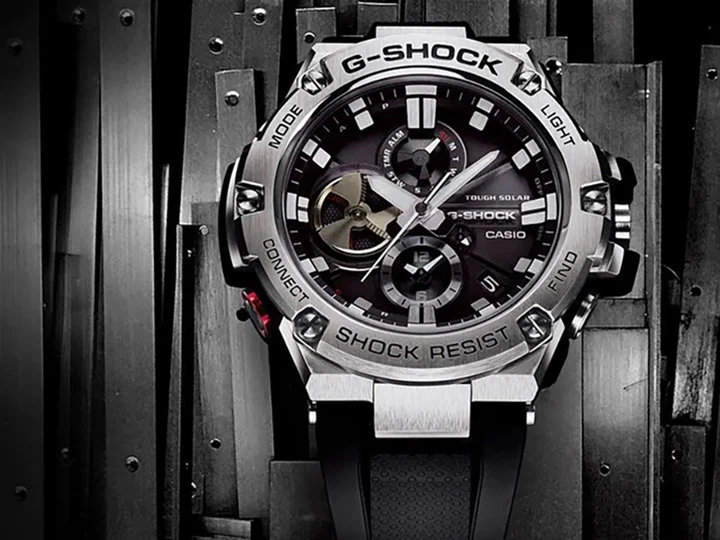 【稼働】CASIO G-SHOCK GST-B100 Bluetooth搭載 GST-B100-1AJF | CASIO