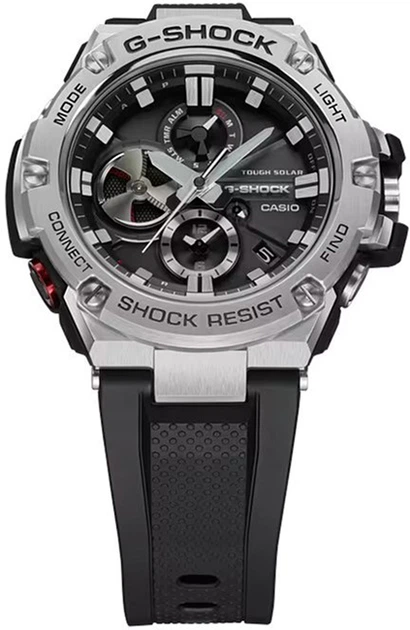 【稼働】CASIO G-SHOCK GST-B100 Bluetooth搭載 Мужские часы CASIO G-Shock GST-B100-1AER Bluetooth – купить онлайн