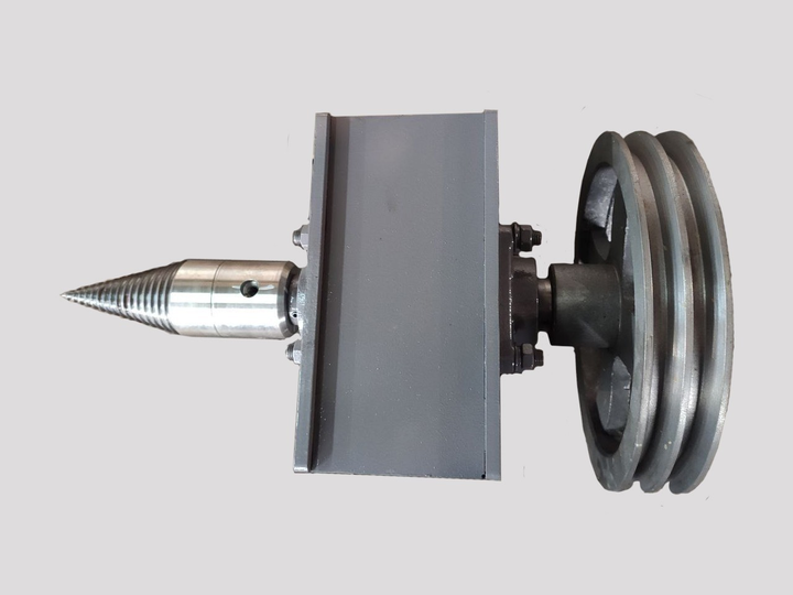 Режущий блок измельчителя веток с дровоколом и шкивом REZAK Р-50 мини 2 ...