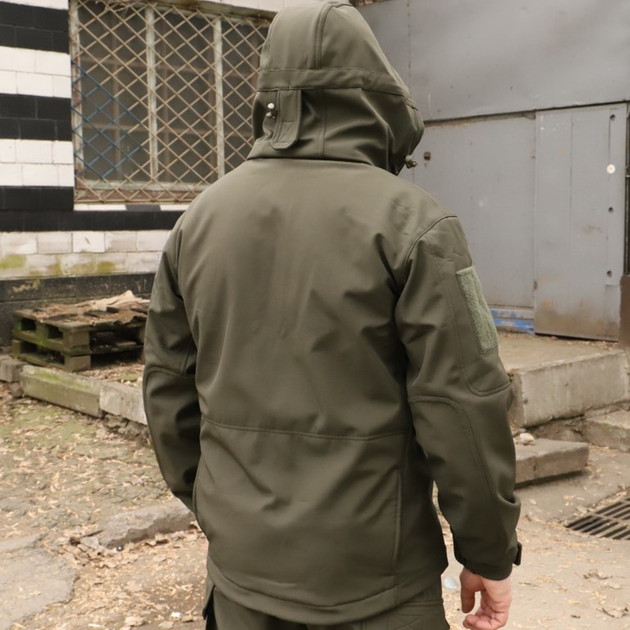 Тактична куртка Softshell. Куртка Софтшелл Haunt-Hanter. Розмір 54 олива (0016К-О) - изображение 2