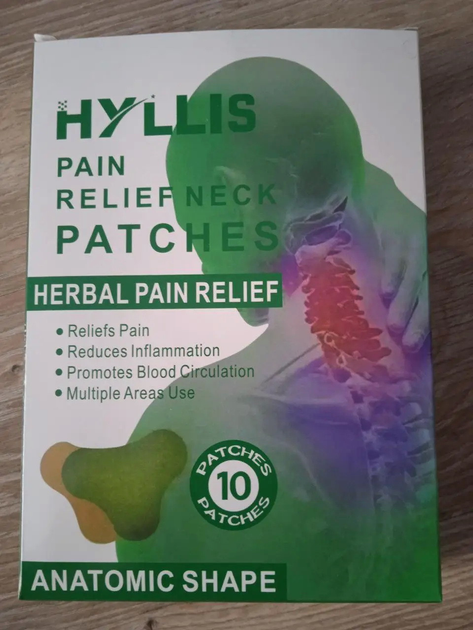 Пластырь для снятия боли в шее с полынью Hyllis Relief neck Patches 10 шт (5609) - изображение 2
