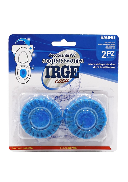Таблетки для сливного бачка Irge Blue water 2 шт – купить онлайн на ROZETKA
