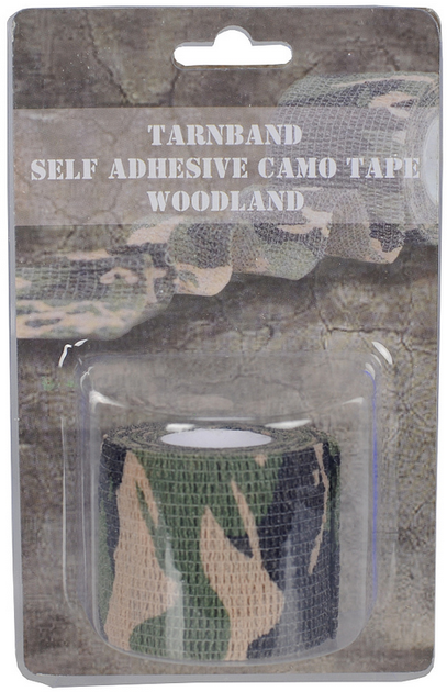 Камуфляжна стрічка для маскування зброї MIL-TEC Self Adhesive Camo Tape 5 см х 4,5 м Камуфляж - зображення 2