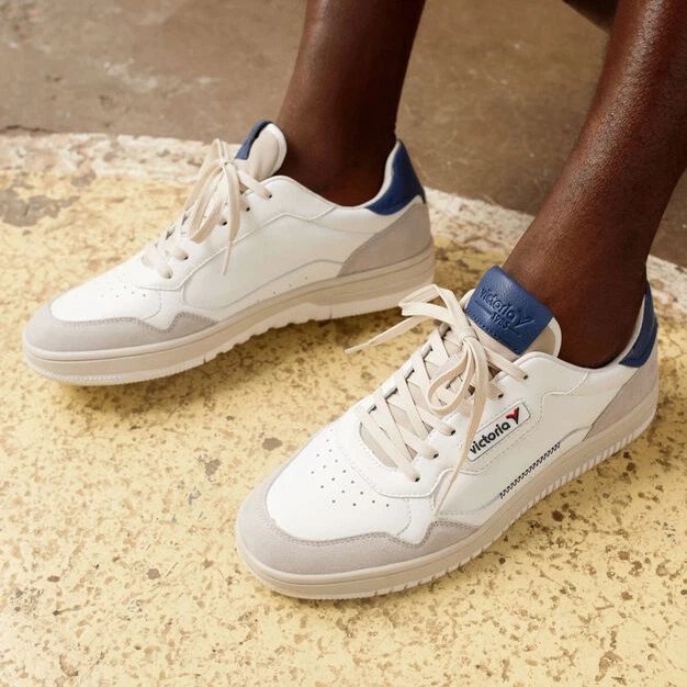 Sneakersy męskie skórzane do kostki Victoria 8800104-30 39 25.3 cm Białe (8433101070917) - obraz 5