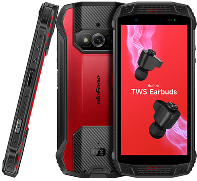 Мобільний телефон Ulefone Armor 15 6/128GB Black/Red - зображення 5