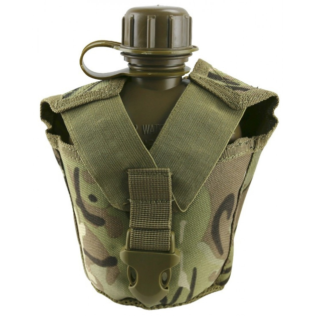 Фляга тактическая KOMBAT UK Tactical Water Bottle мультикам - изображение 1