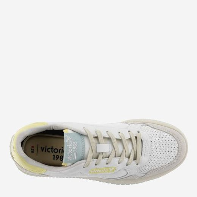 Sneakersy damskie skórzane Victoria 8800106-50 40 26.5 cm Białe (8433101214878) - obraz 4