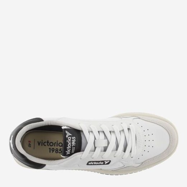 Sneakersy męskie skórzane do kostki Victoria 8800105-10 42 27.3 cm Białe (8433101214618) - obraz 4