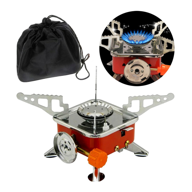 Портативная газовая горелка ZT-202 portable card type stove ...