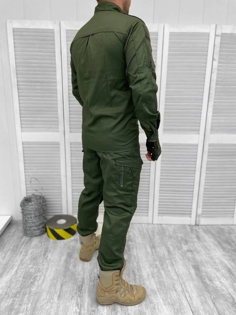 Тактичний військовий костюм M16 ( Рубашка + Штани ), Камуфляж: Олива, Розмір: S - зображення 2