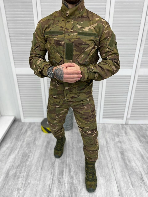 Тактический военный костюм Уставной ГОСТ ( Китель + Штаны ), Камуфляж: Мультикам, Размер: L - изображение 1