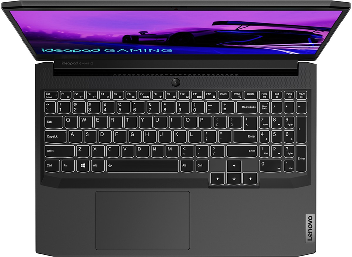 Laptop Lenovo IdeaPad Gaming 3 15IHU6 (MOBLEVNOTMAIC) Shadow Black - obraz 6