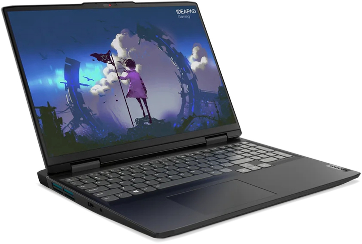 Ноутбук Lenovo IdeaPad Gaming 3 16IAH7 (MOBLEVNOTMAXD) Onyx Grey - зображення 2