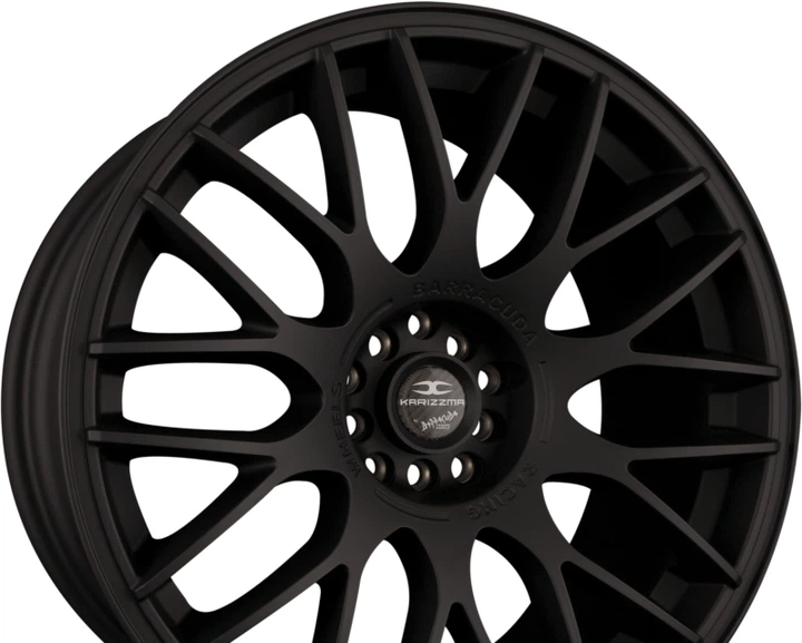 BARRACUDA KARIZZMA Matt Black Pure Sports R18 W8 PCD5x112 ET45 DIA73.1 ...