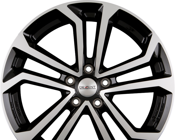 DEZENT TA DARK - Black Polished R17 W7 PCD5x114.3 ET50 DIA60.1 – фото ...