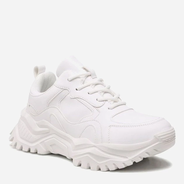 Sneakersy damskie na grubej podeszwie do kostki DeeZee Groove Up WS8217-5 37 24 cm Białe (5904862621739) - obraz 2