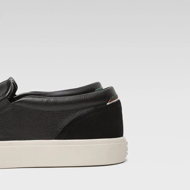Buty slip-on męskie Gino Rossi LUCA-01 122AM 40 (26,6 cm) Czarne (5904862697604) - obraz 4
