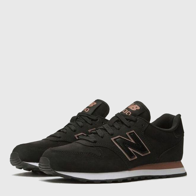 Buty sportowe damskie z siatką na platformie do kostki New Balance 500 GW500BR 41 26.9 cm Czarne z brązowym (5904862462080) - obraz 2