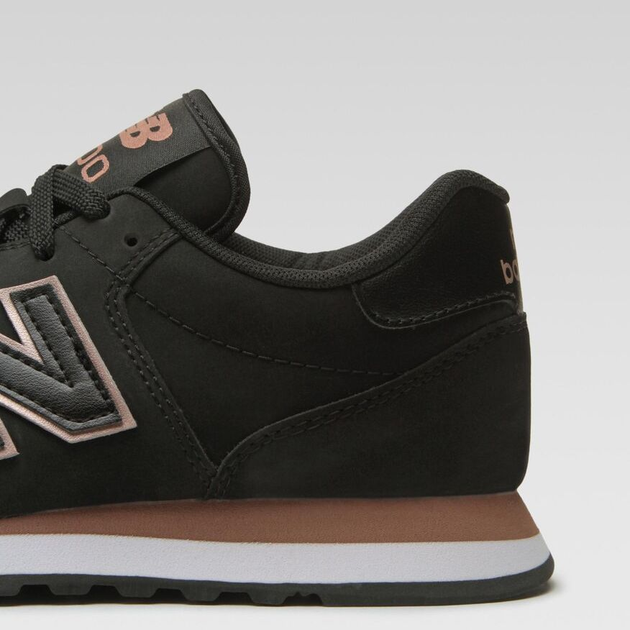 Buty sportowe damskie z siatką na platformie do kostki New Balance 500 GW500BR 41 26.9 cm Czarne z brązowym (5904862462080) - obraz 4