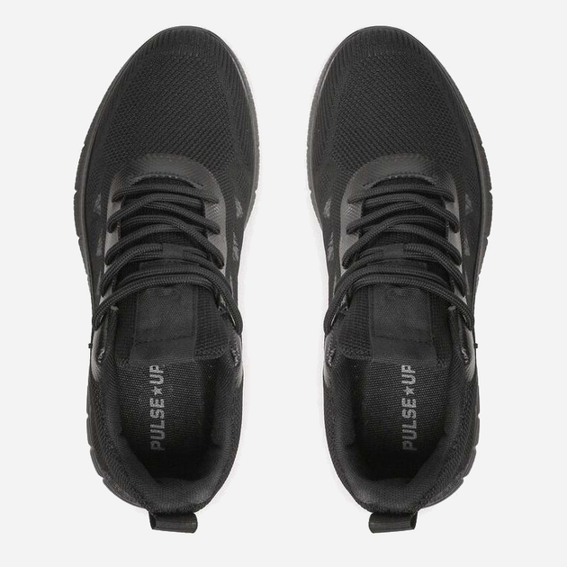 Buty sportowe męskie z siatki na platformie do kostki oddychające Pulse Up MC-XX80 43 27.7 cm Czarne (5904862611532) - obraz 5