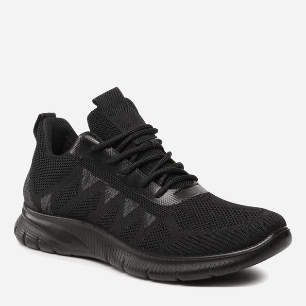 Buty sportowe męskie z siatki na platformie do kostki oddychające Pulse Up MC-XX80 45 29 cm Czarne (5904862611570) - obraz 2